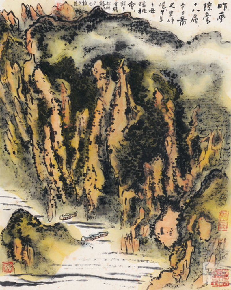 赖少其 1915-2000 琼台十八层